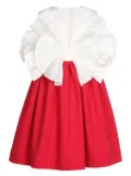 JESSIE AND JAMES floral-appliqué dress - Red