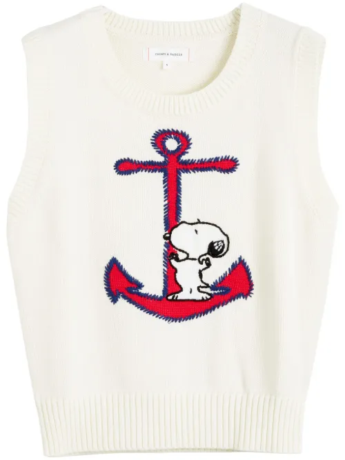 Chinti & Parker haut Snoopy - Blanc - Chinti & Parker - Modalova