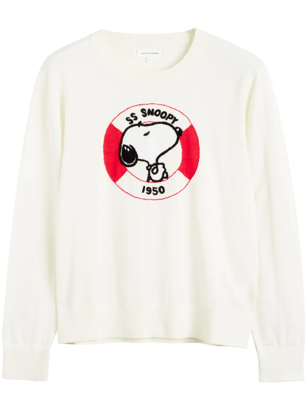 x Peanuts Snoopy-embroidered top