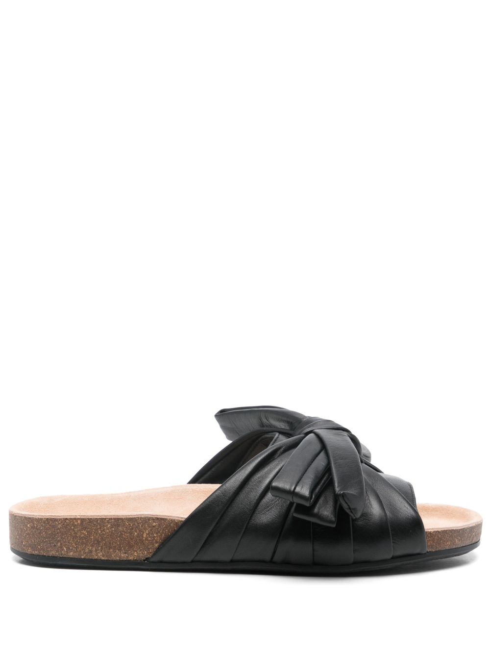 JW Anderson bow-detailed slides Black