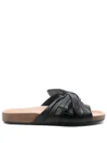 JW Anderson bow-detailed slides - Black