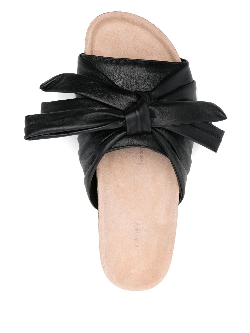 JW Anderson bow-detailed slides Black