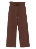 JW Anderson gathered-waist track pants - Brown