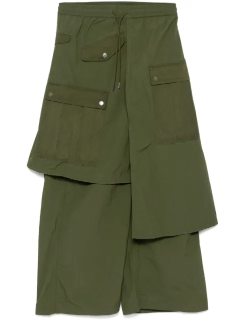 Maharishi Asym cargo hakama pants