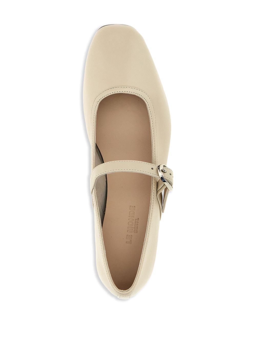 Le Monde Beryl Mary Jane ballerina's Beige