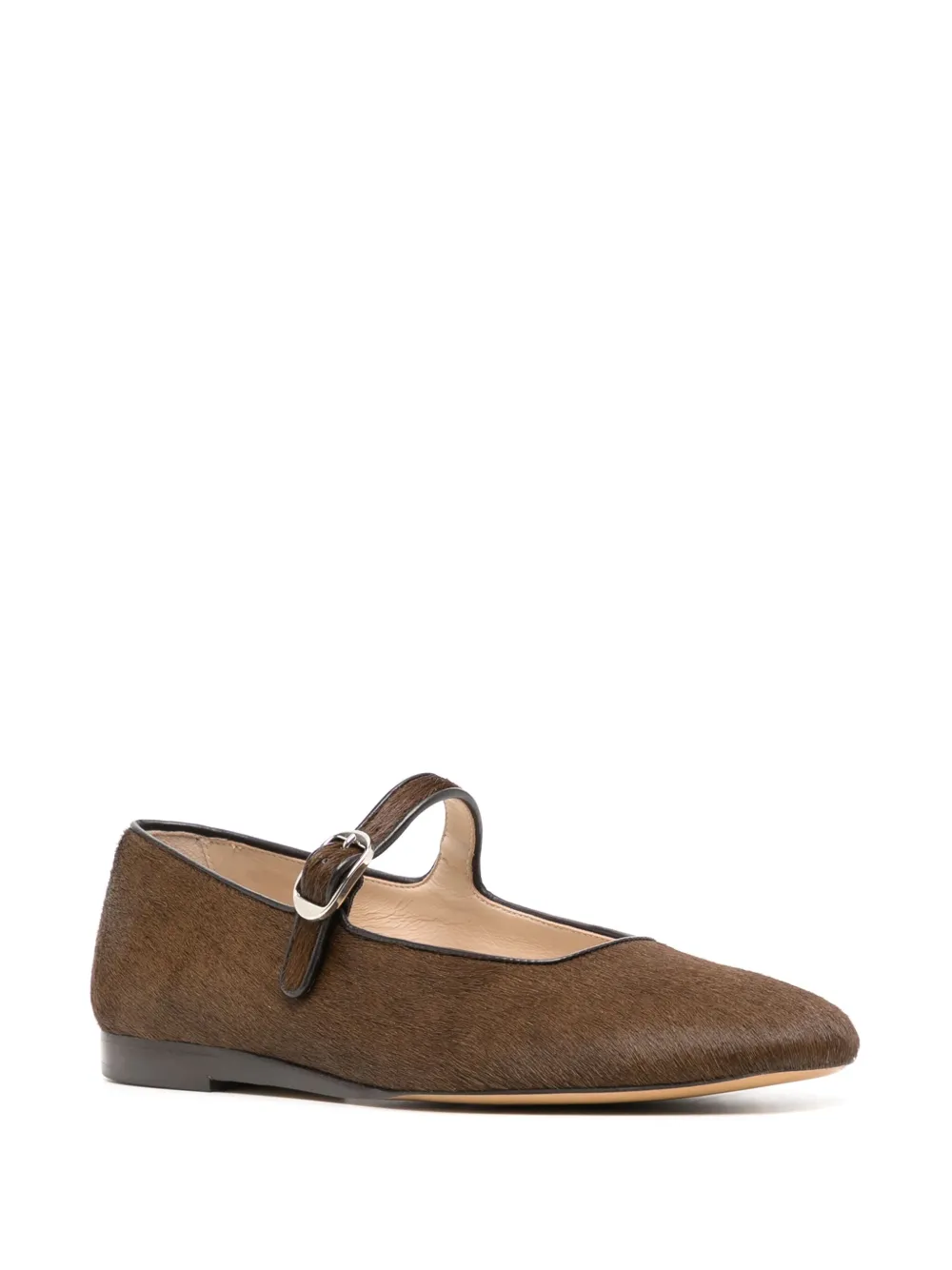Image 2 of Le Monde Beryl classic mary jane leather ballerina shoes