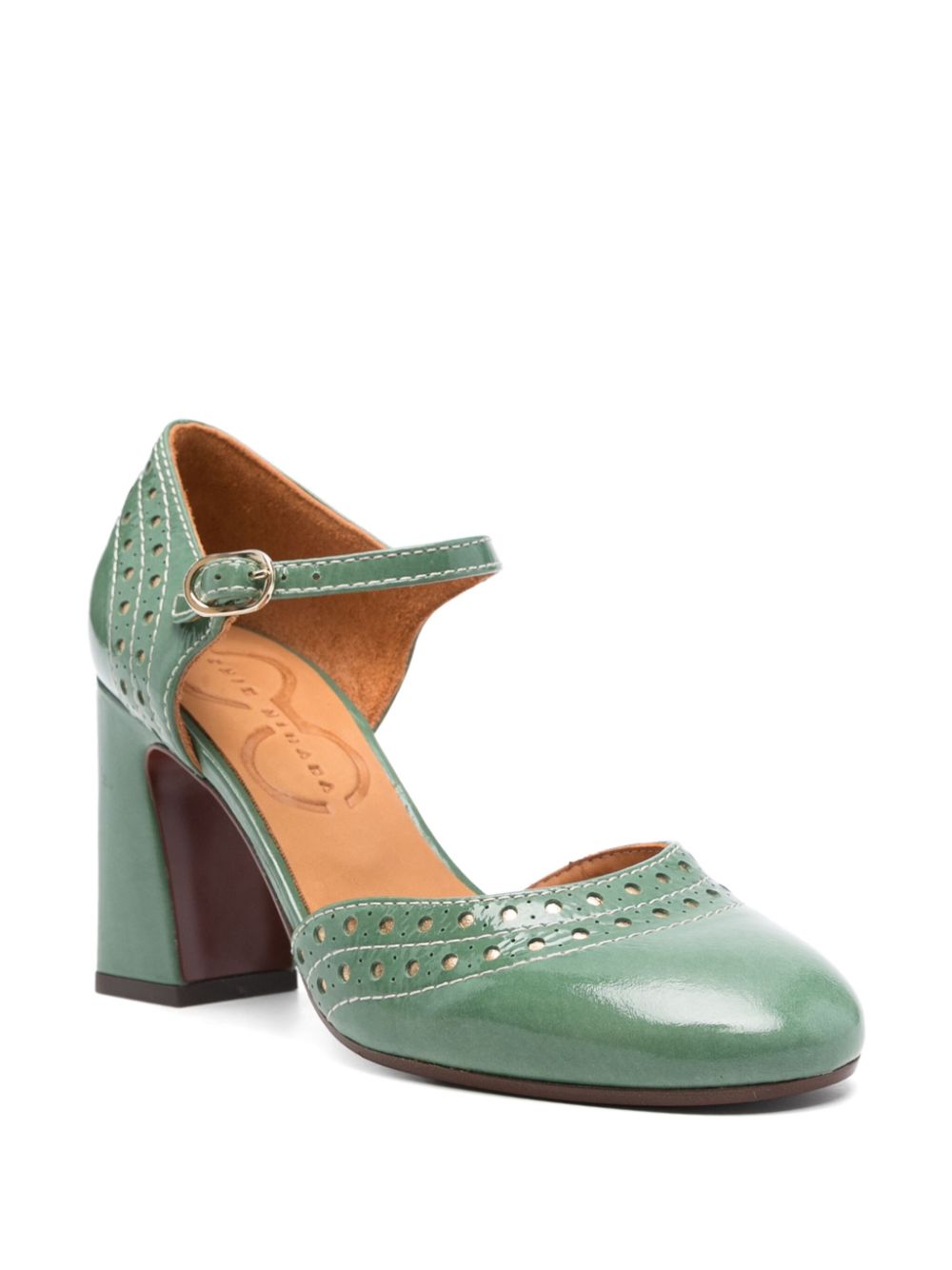 Chie Mihara 90 mm Manyata pumps Groen