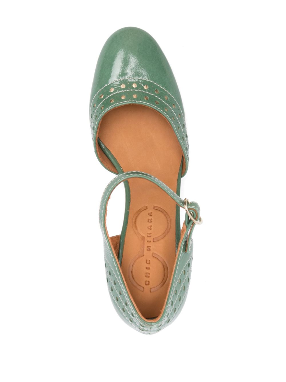 Chie Mihara 90 mm Manyata pumps Groen