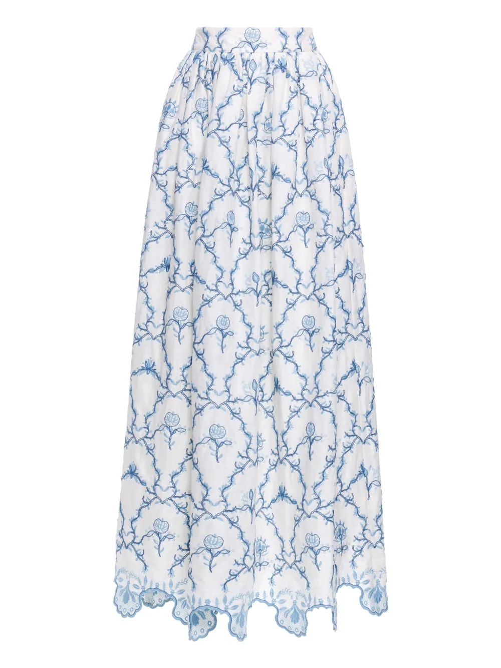 Agua By Agua Bendita Tangelo Floritura maxi-rok - MULTICOLOR