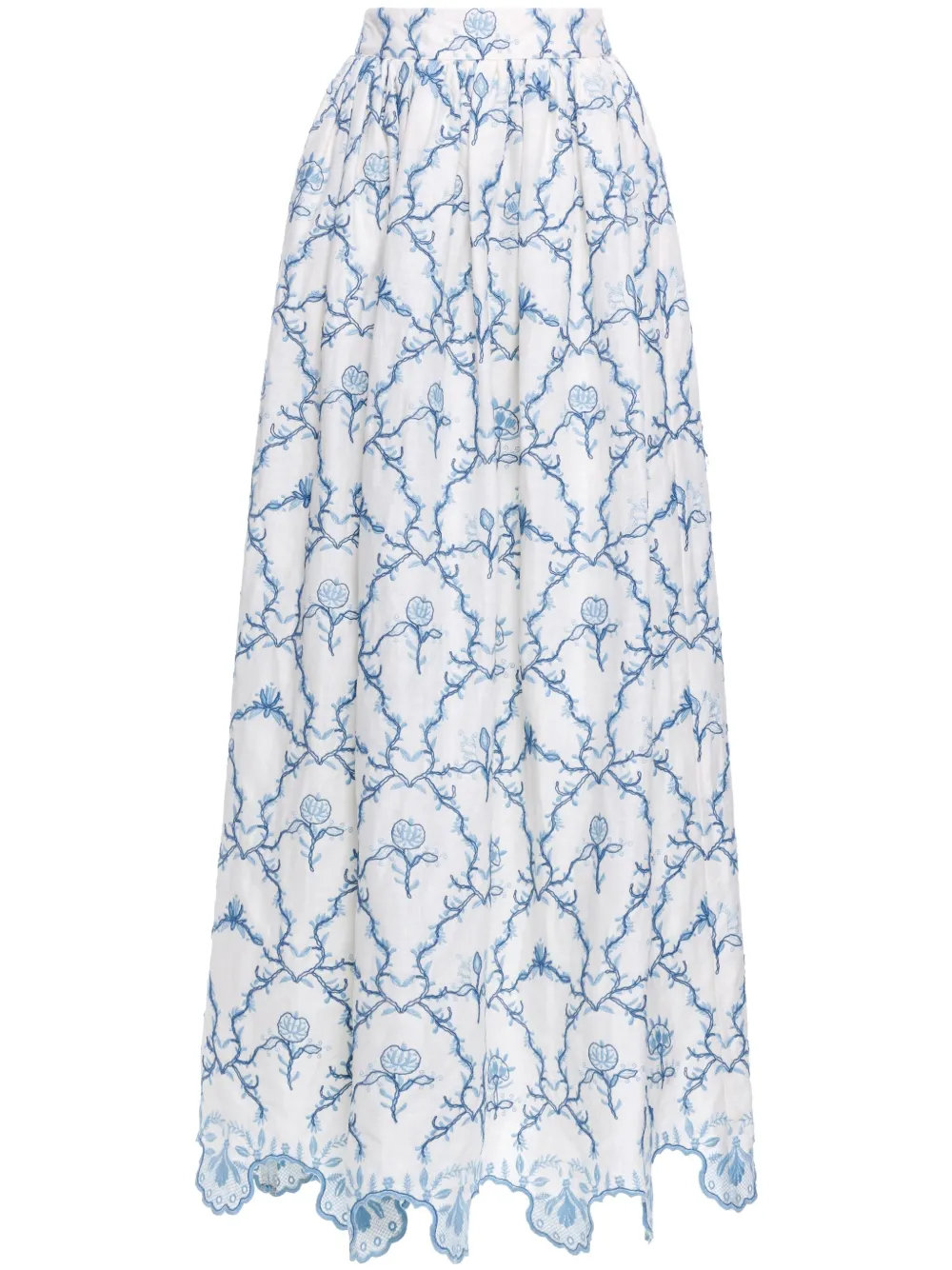 Tangelo Floritura maxi skirt