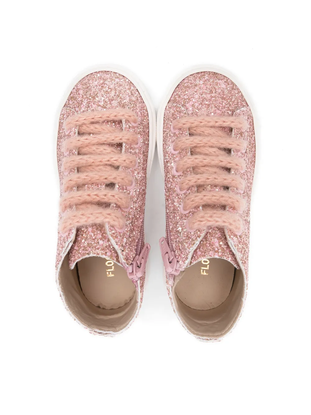 Florens glitter-detail sneakers Pink