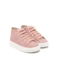 Florens glitter-detail sneakers - Pink