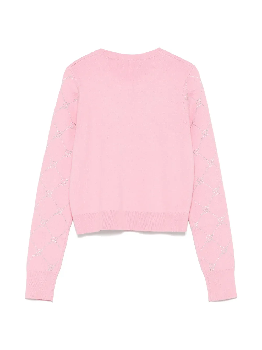 Miss Blumarine Sweater verfraaid met logo - Roze
