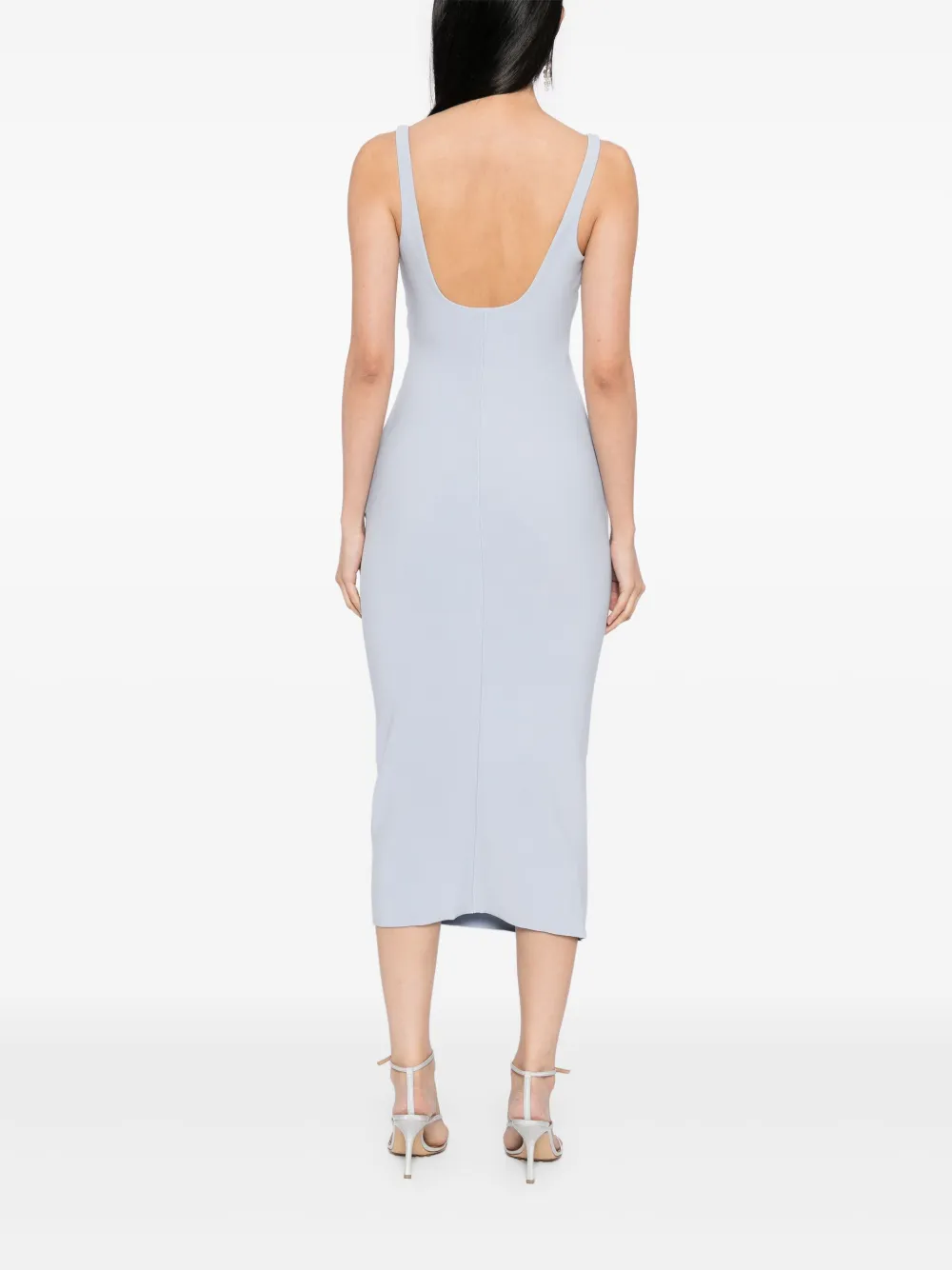 BEC + BRIDGE Karina gesmockte midi-jurk Blauw