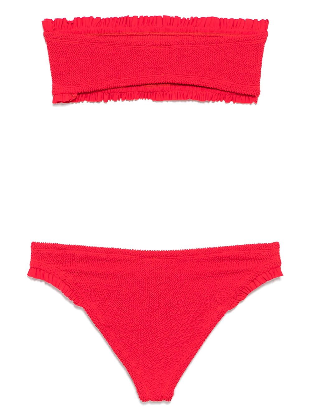 Hunza G Tracey bikini met franje - Rood