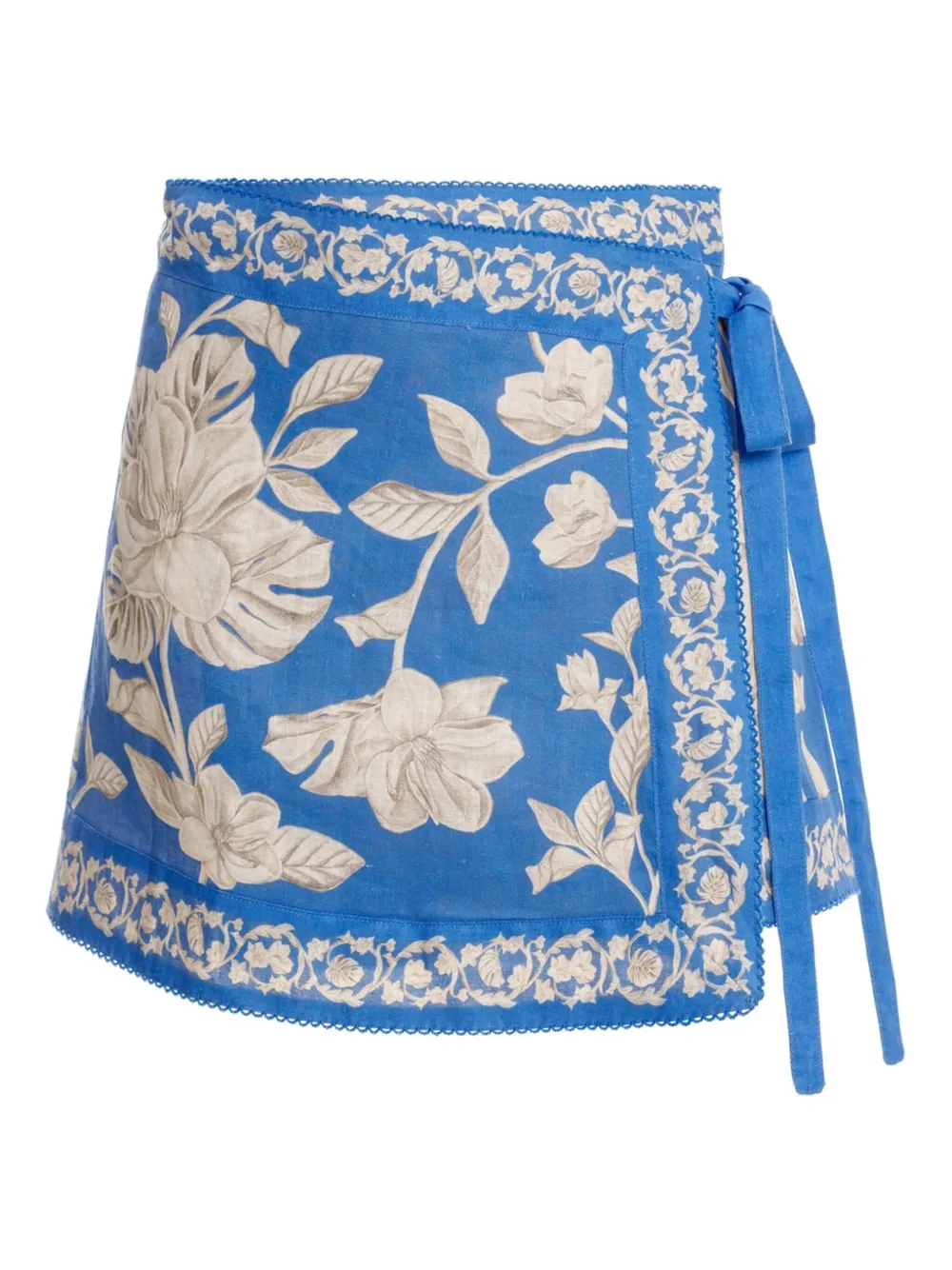 Agua By Agua Bendita Luna Madera pareo | Blue | Image 1
