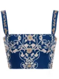 Agua By Agua Bendita Cacao Ribbons top - Blue