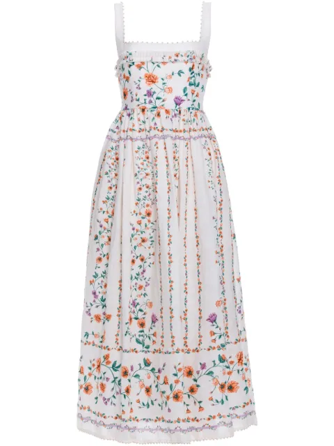 Agua By Agua Bendita Barbara Chinesis midi dress