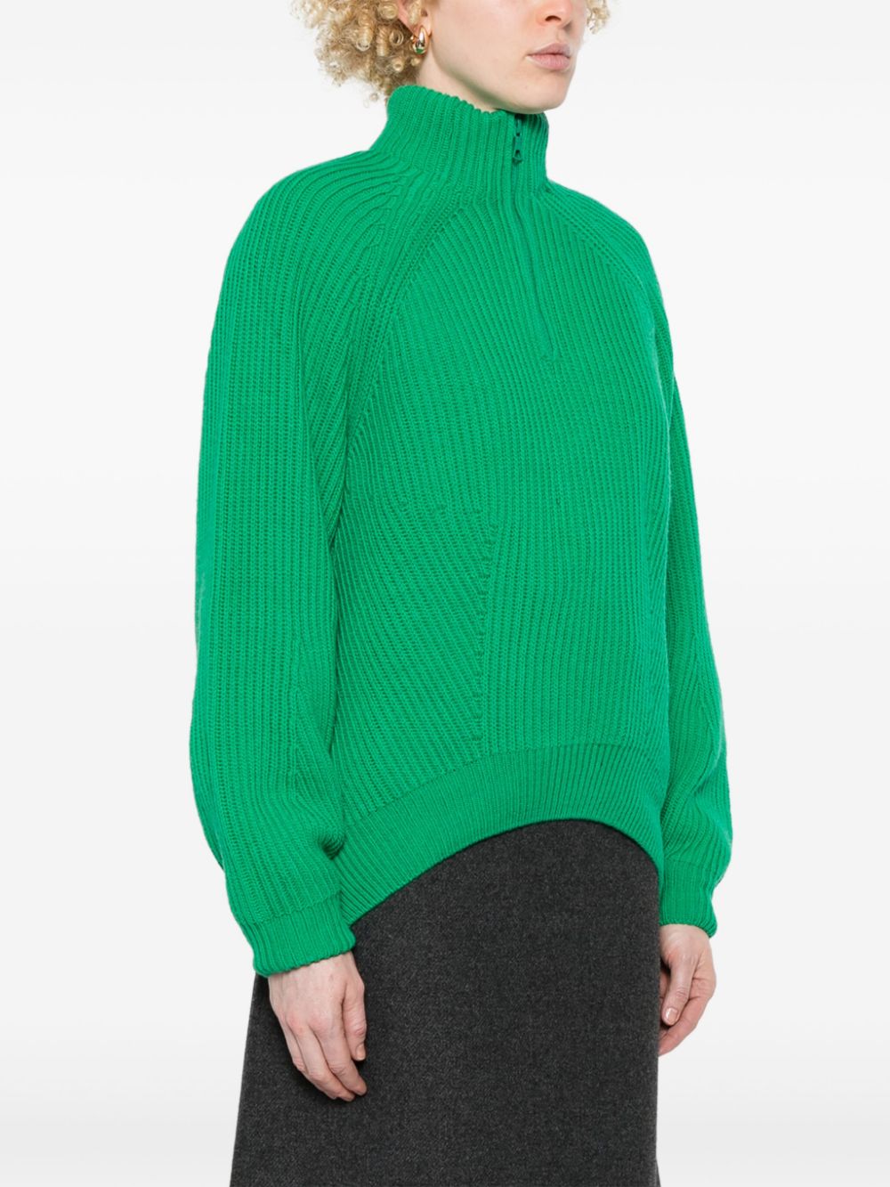 Lacoste chunky-ribbed sweater Women