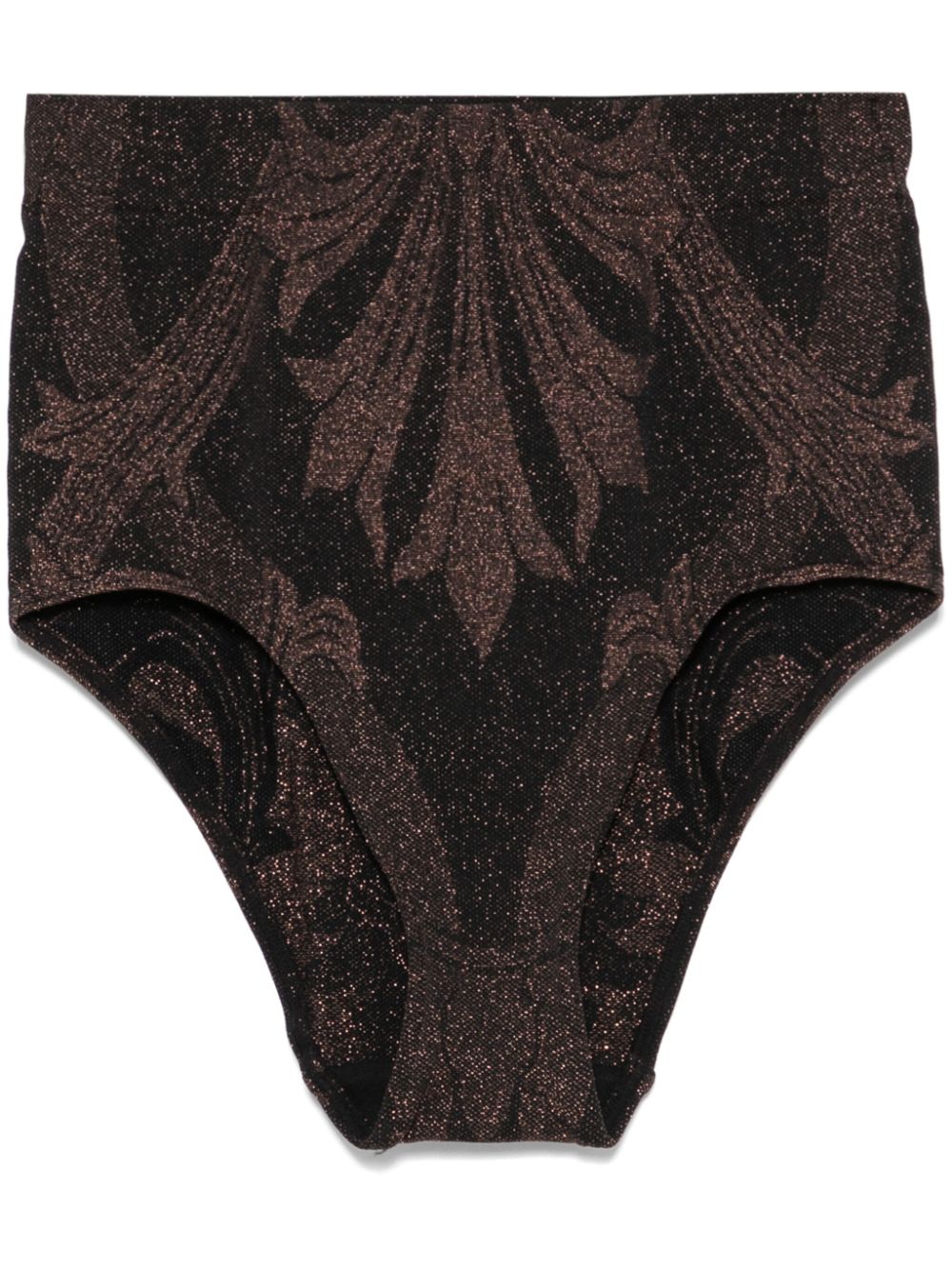 Wolford x ETRO shorts met jacquard Zwart