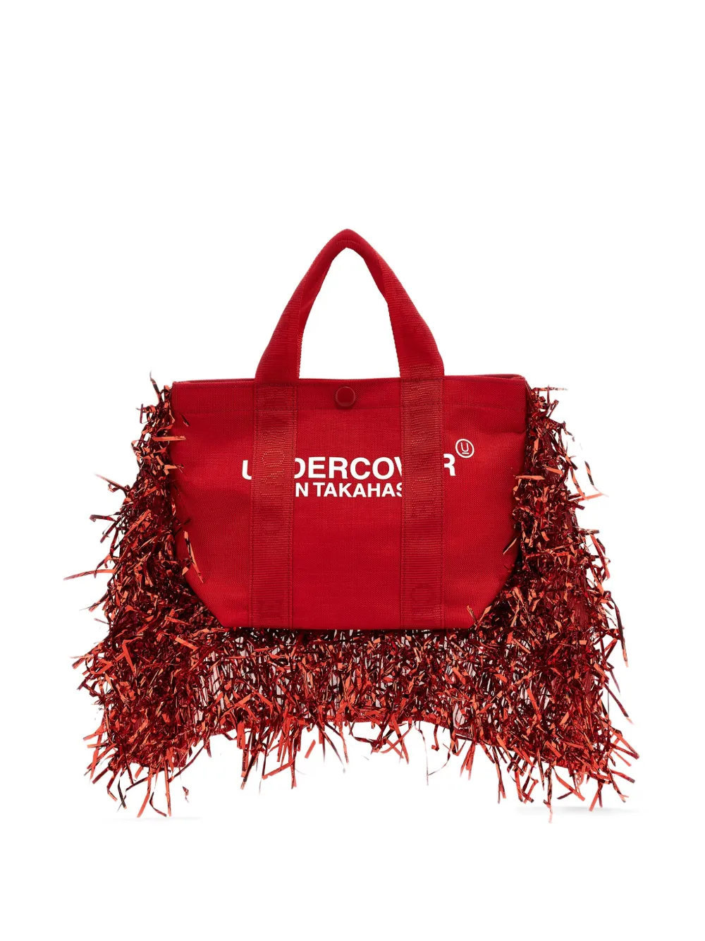 Undercover Fringed Handbag In Rot