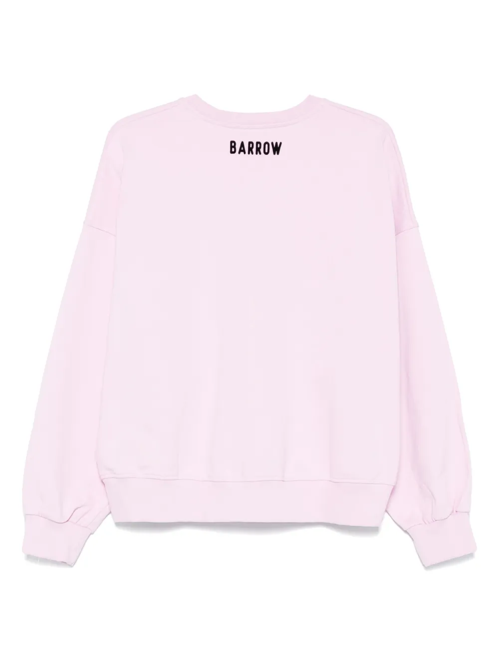 BARROW Sweater met logoprint - Roze