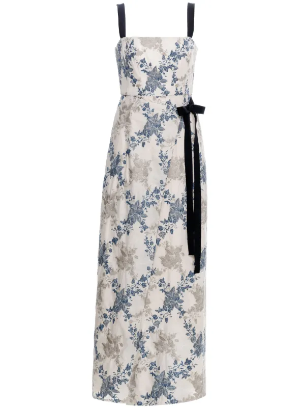 Agua by Agua Bendita Cinefila Maxi Dress in White