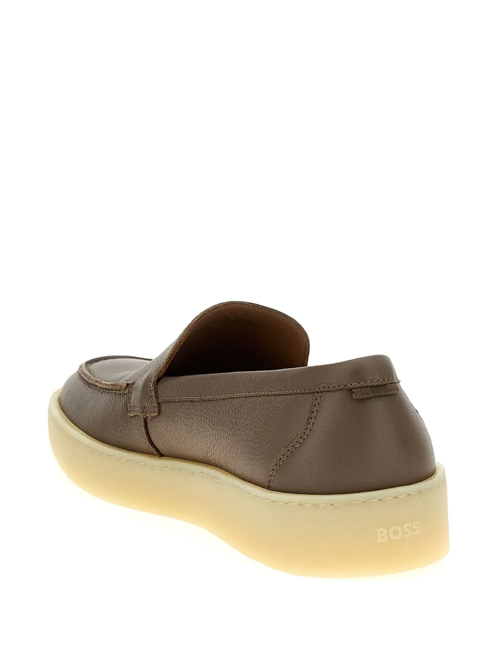 Hugo Boss Clay Loafers In Brown