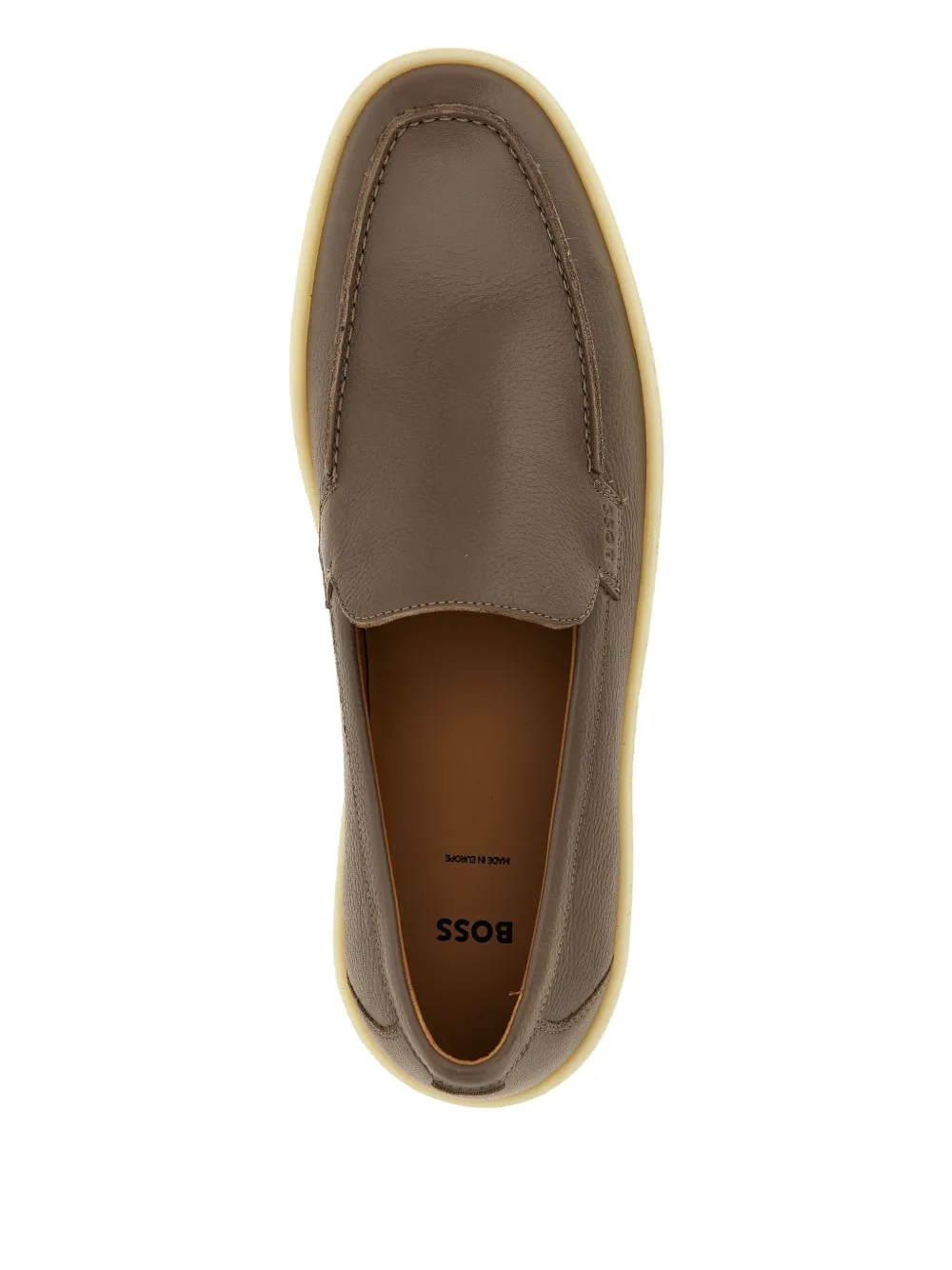 Hugo Boss Clay Loafers In Brown