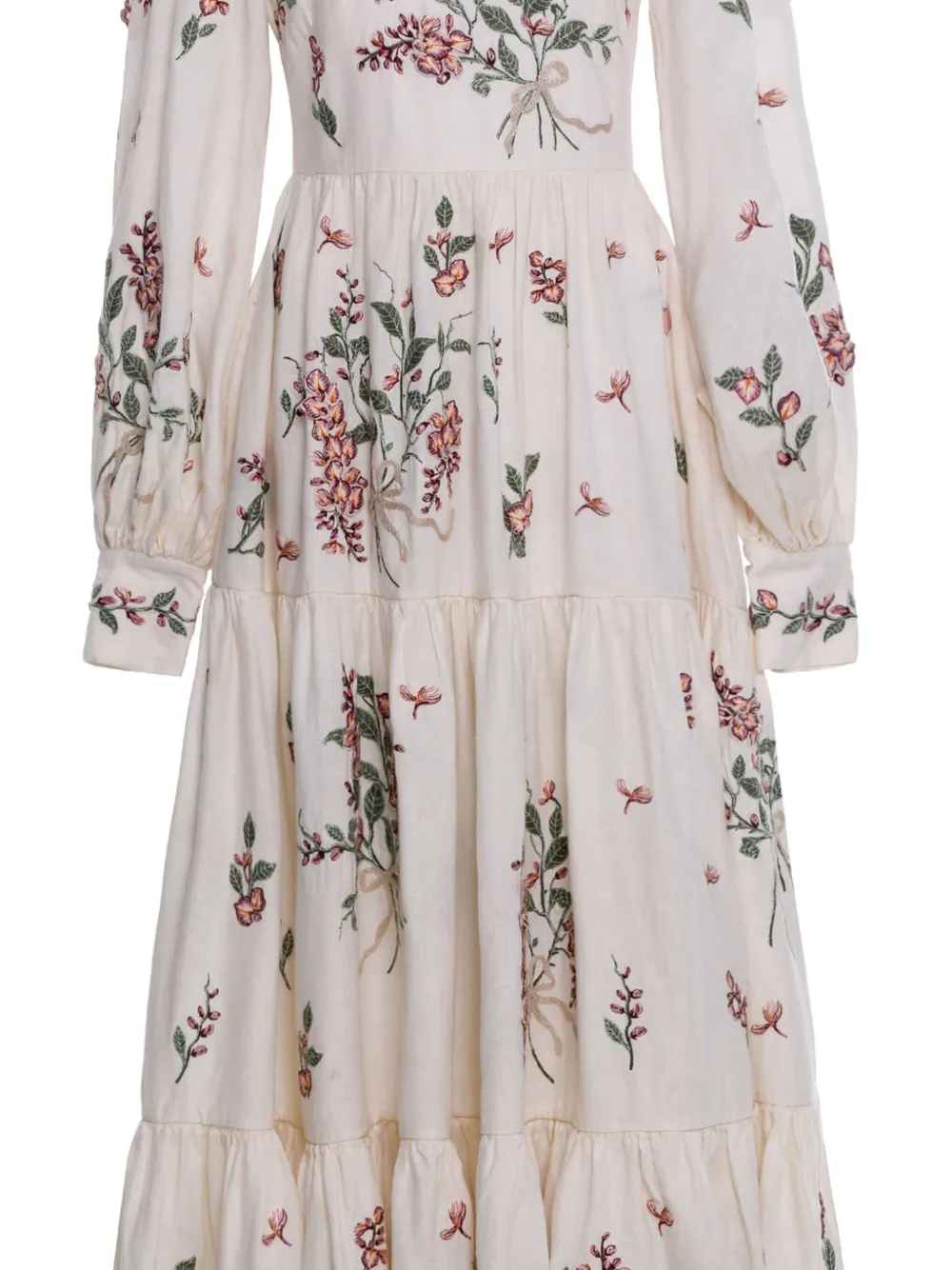 Agua By Agua Bendita Nuez maxi-jurk - Wit