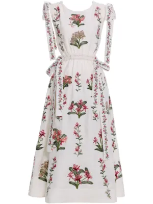 ❇️AGUA BY AGUA BENDITA 正規25春新花柄ロングワンピース 【公式通販】