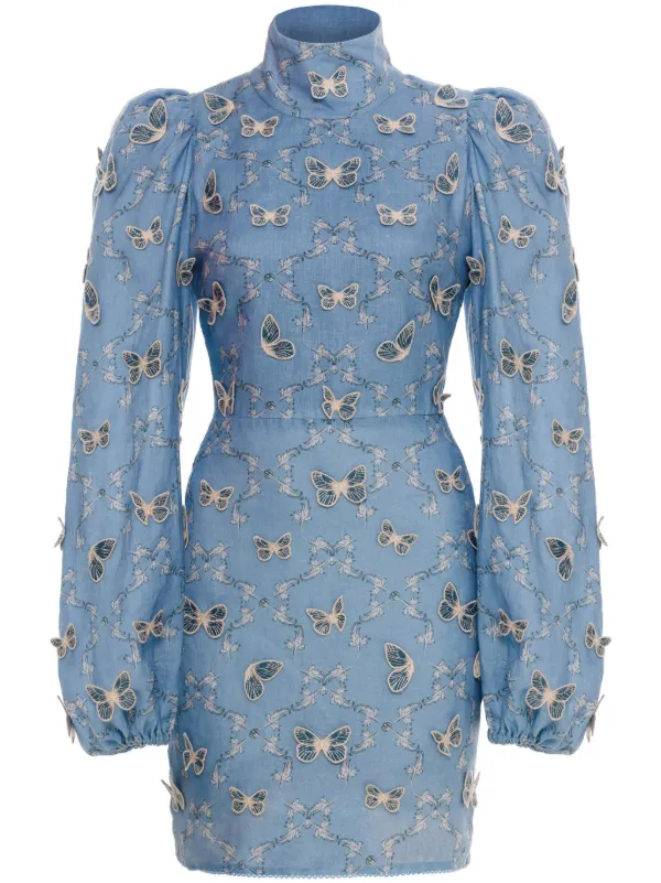Agua By Agua Bendita Guaba Mini Dress | Blue