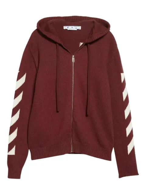 Off-White Arrows-motif zip-up hoodie