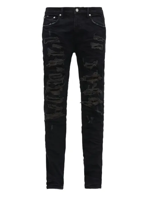 Purple Brand repair distressed jeans