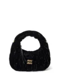 Miu Miu Wander velvet mini bag - Black