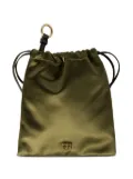 Miu Miu satin makeup bag - Green