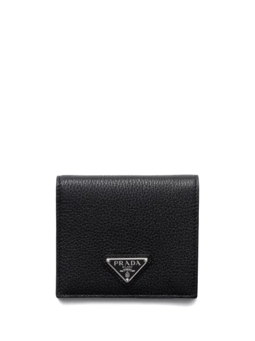 Prada portefeuille en cuir - Noir - Prada - Modalova