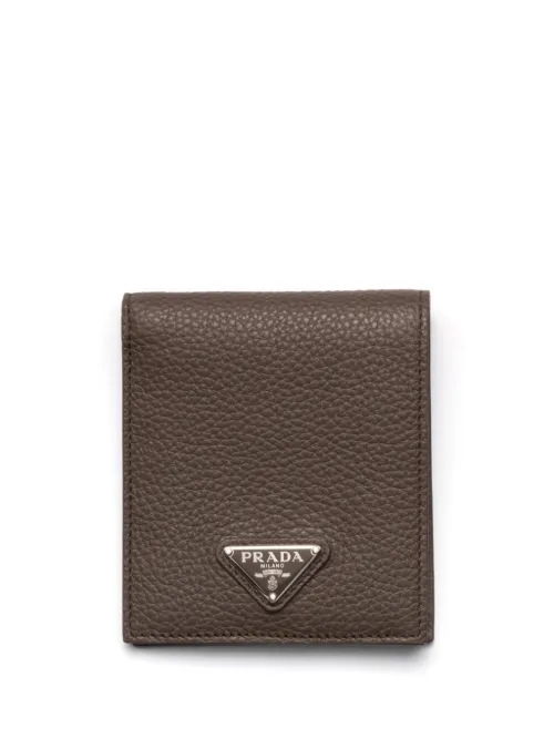 Portefeuille à plaque logo - Prada - Modalova