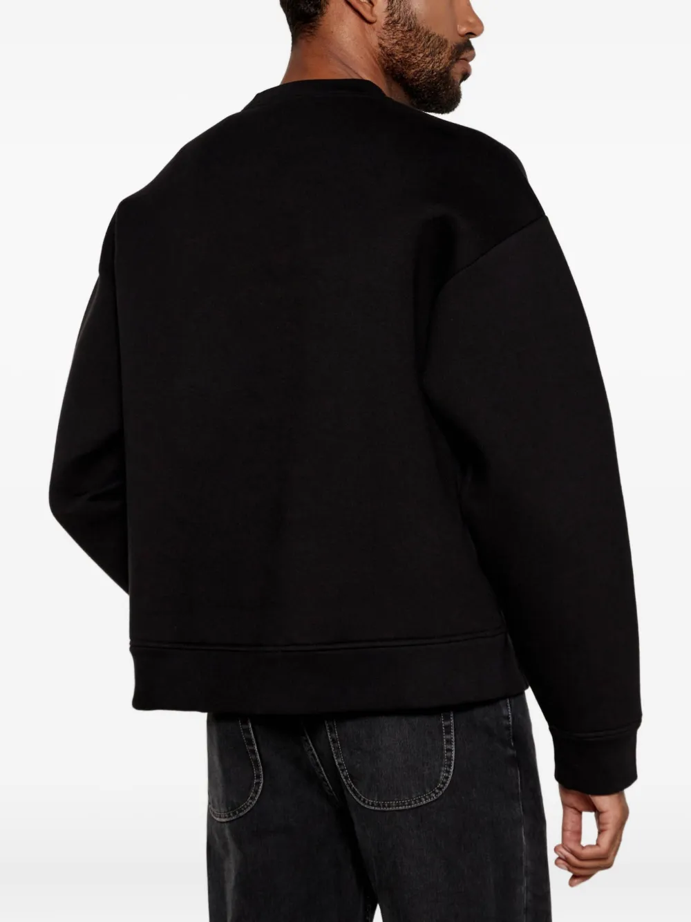 Dsquared2 Embossed Logo Sweatshirt In Black