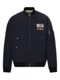 DSQUARED2 patch zip jacket - Blue