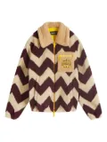 DSQUARED2 chevron zip jacket - Neutrals