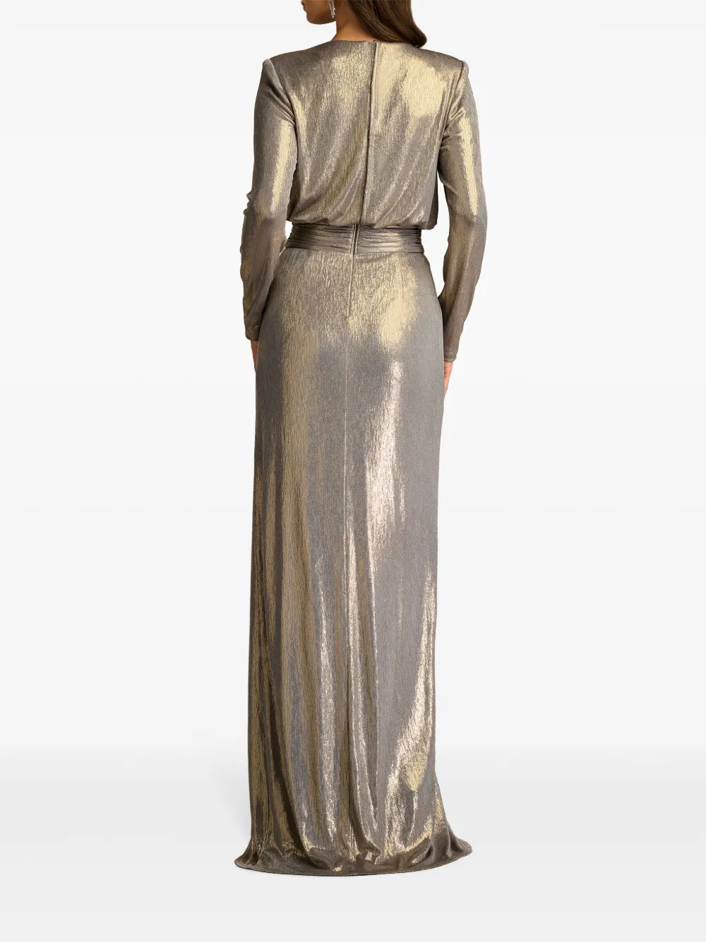 Tadashi Shoji Markum avondjurk Goud