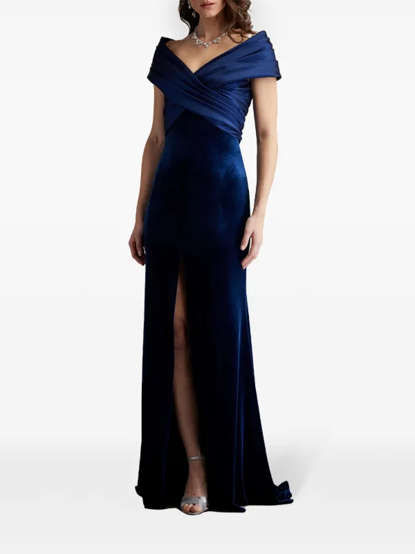 Tadashi Shoji Baxter Gown - Blue