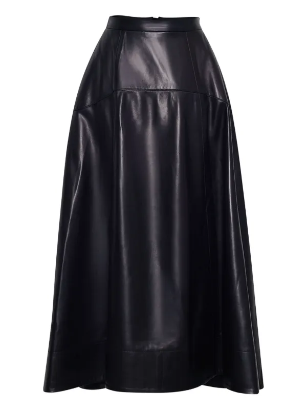 Adam Lippes Cody Skirt in Black