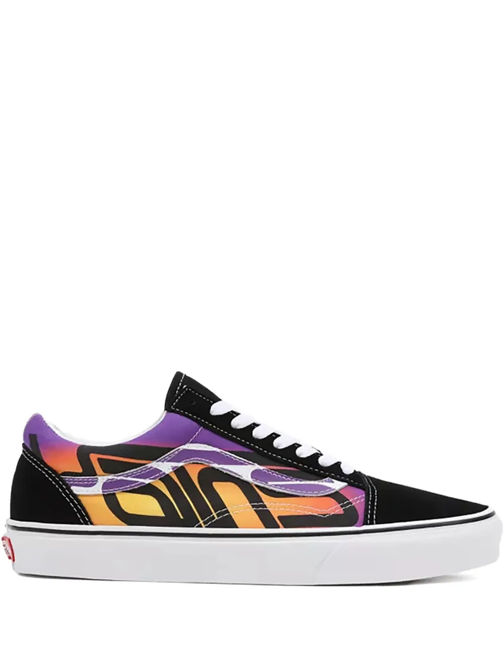 Vans Old Skool "Graphic Checker" sneakers Zwart
