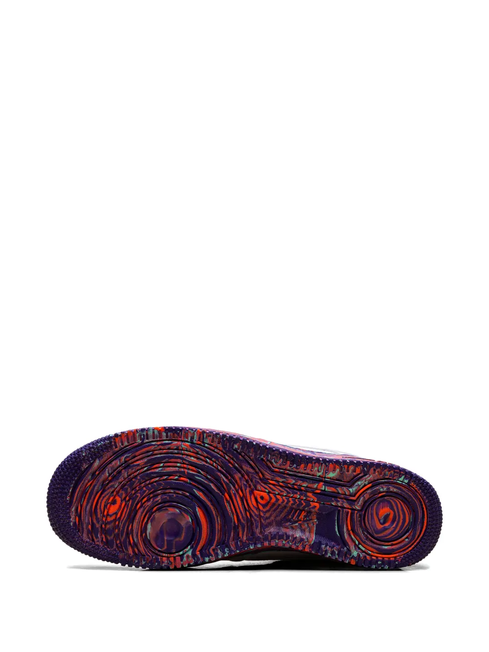 Nike Air Force 1 Low sneakers met marmer-effect Wit