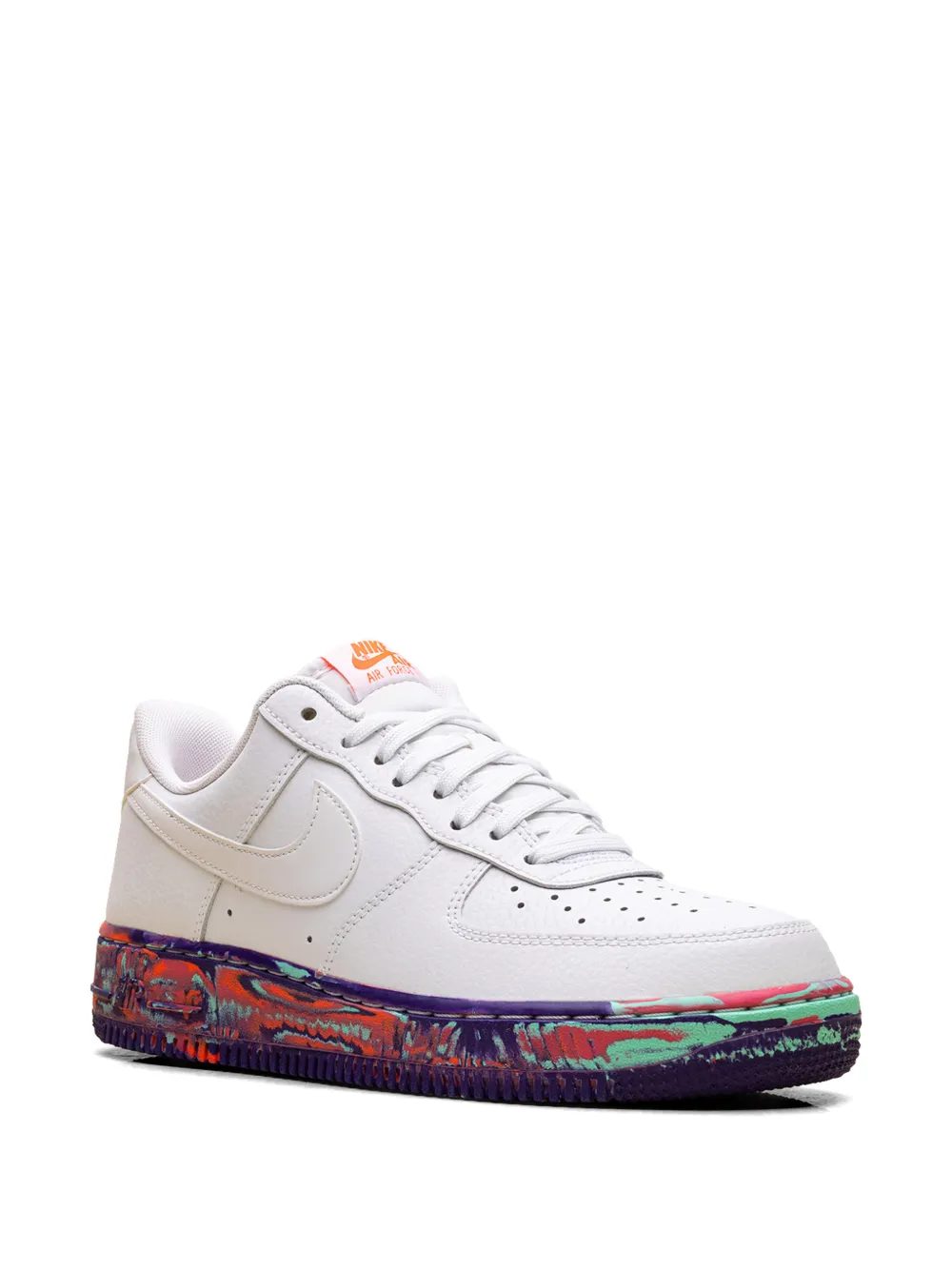 Nike Air Force 1 Low sneakers met marmer-effect Wit