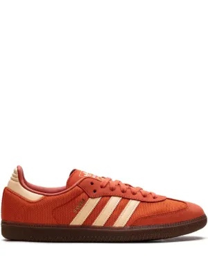 Adidas Samba OG ローカット スニーカー | オレンジ | FARFETCH JP