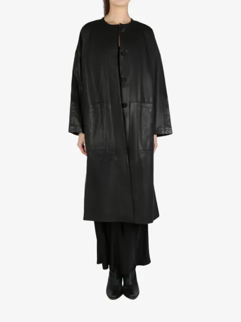 ATELIER NEW YORK leather coat