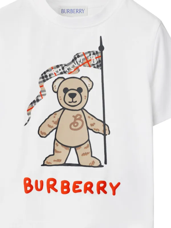 Burberry Kids Thomas Bear T-shirt | White | FARFETCH
